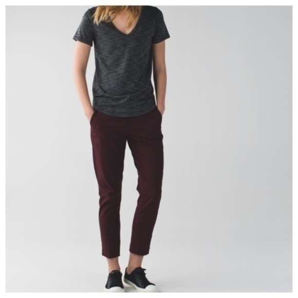 Lululemon & Go City Trek Trouser Bordeaux